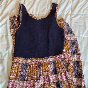 Wide Leg Boho Jumpsuit